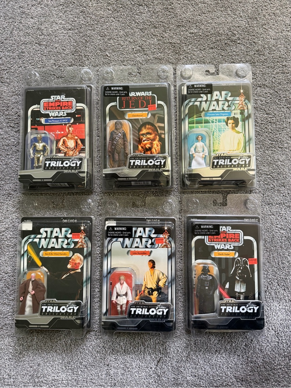 Lot of 6 Star Wars Original Trilogy Collection